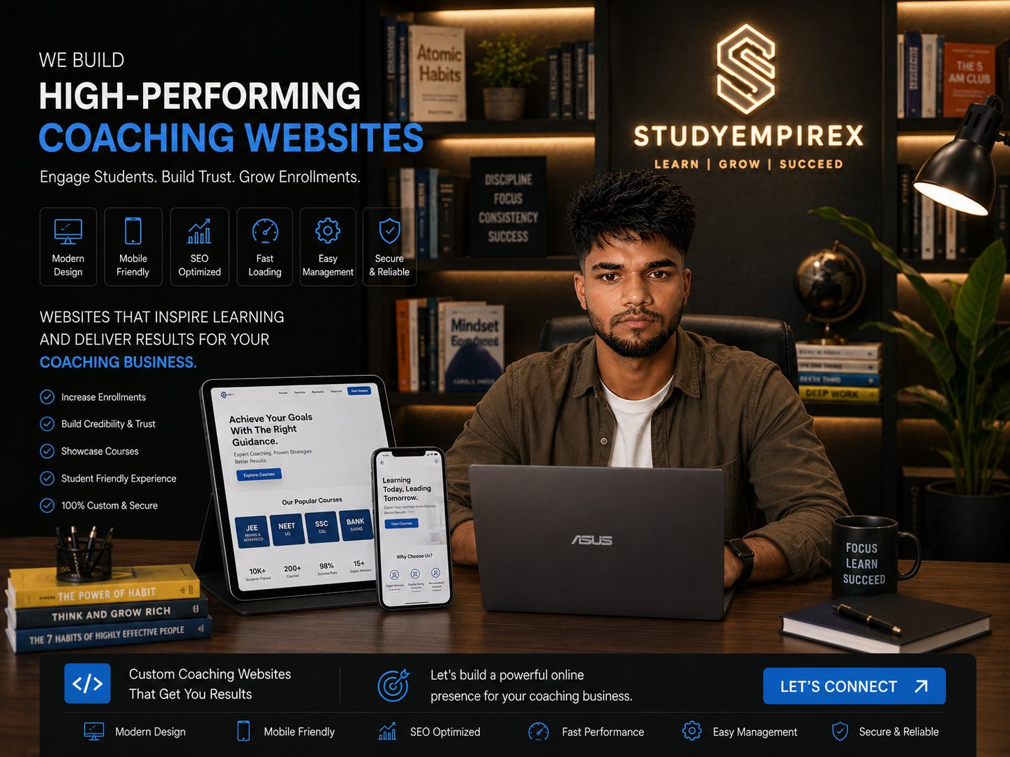Coaching website demo preview