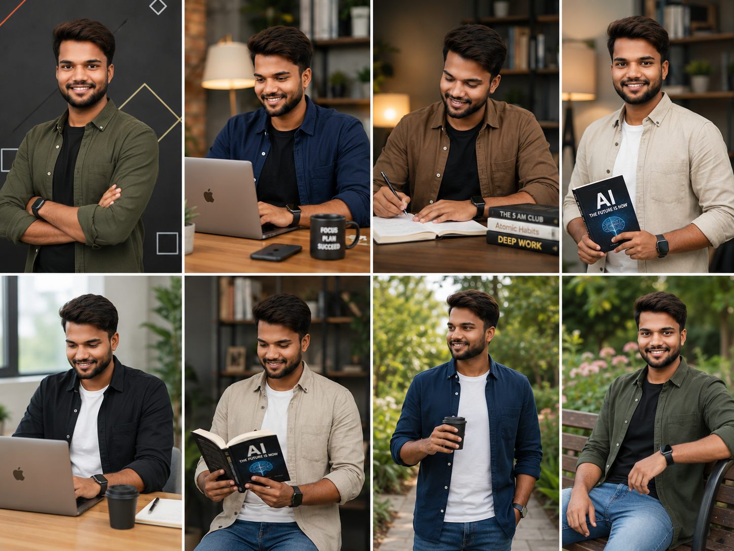 Professional Jay personal brand collage
